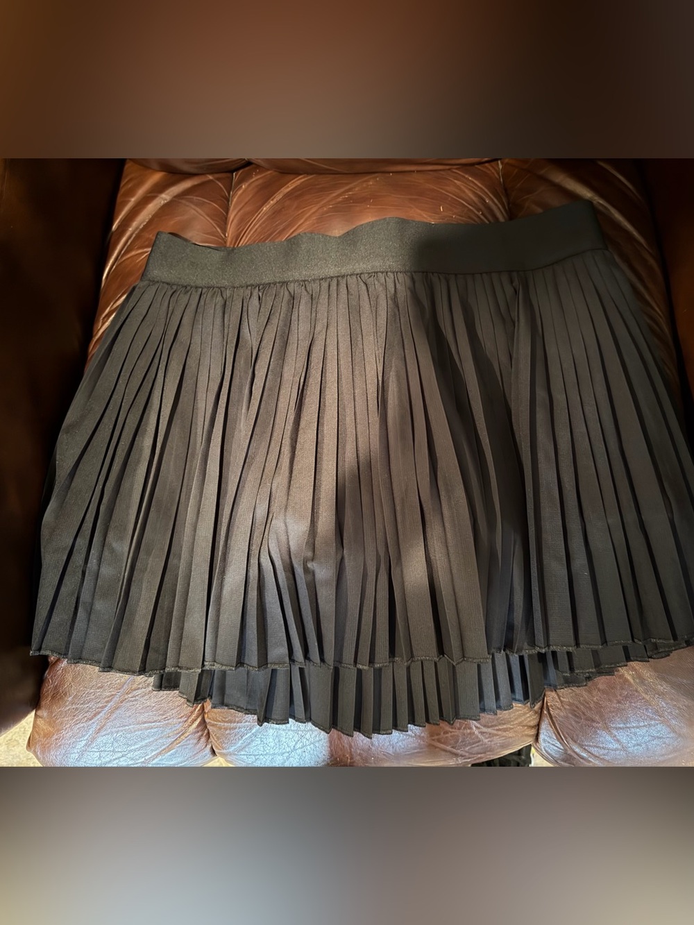Adidas Black Pleated Tennis Skort Women’s Large